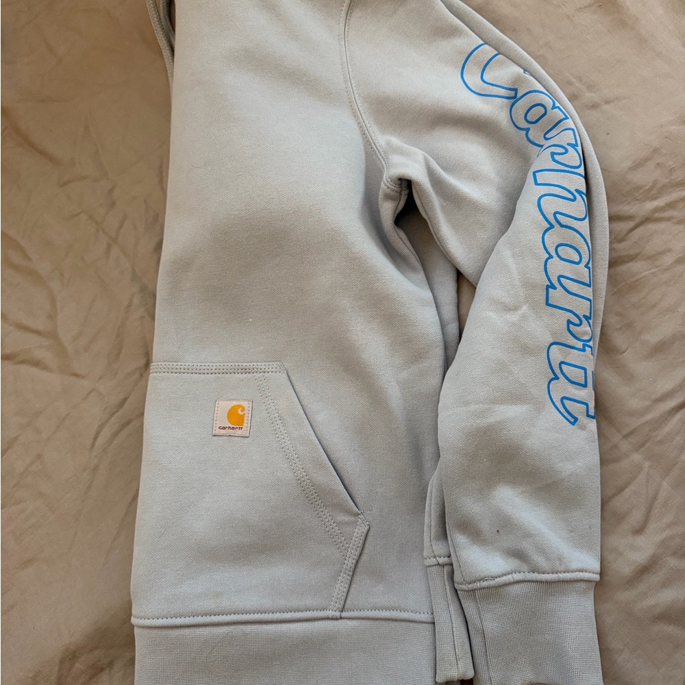 Women’s XS Carhartt Light Gray Rain Defender Hoodie